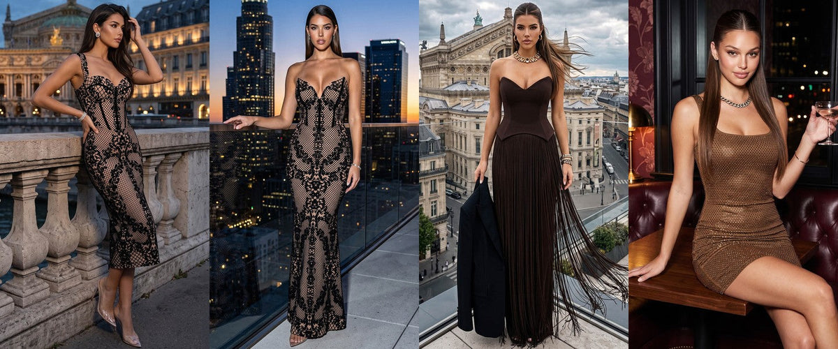 Wedding Guest & Holiday Party dresses — Styled by ALX Couture