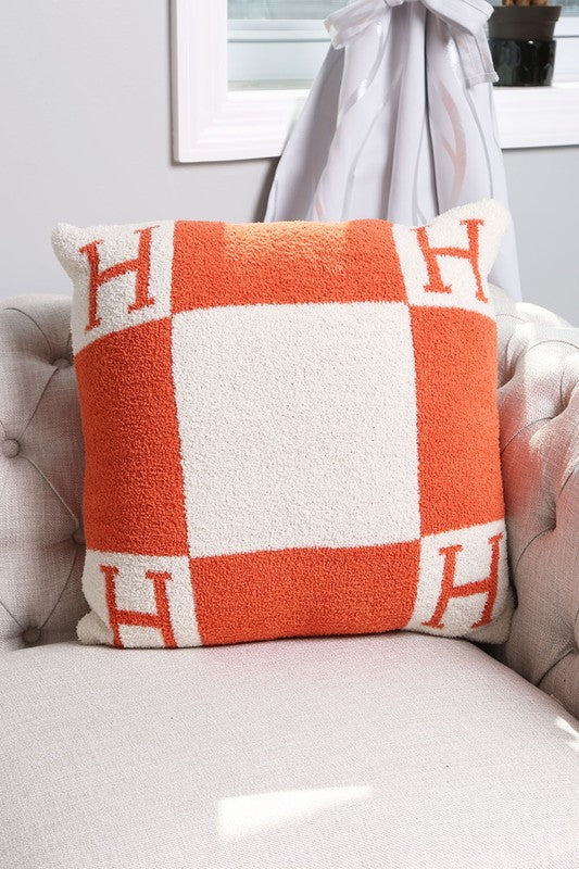 STYLED BY ALX COUTURE MIAMI BOUTIQUE H Patterned Cushion Cover