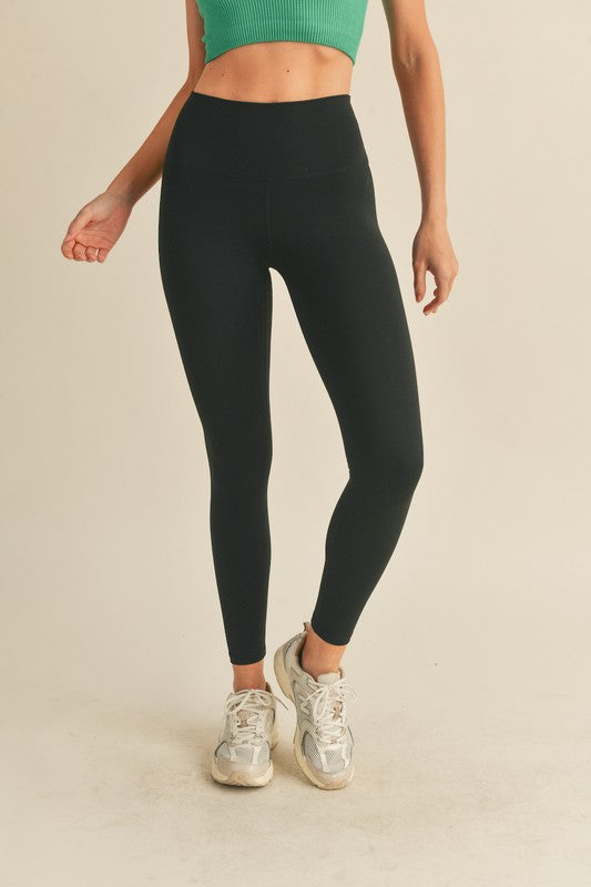 STYLED BY ALX COUTURE MIAMI BOUTIQUE Black Aligned Performance High-Rise Leggings