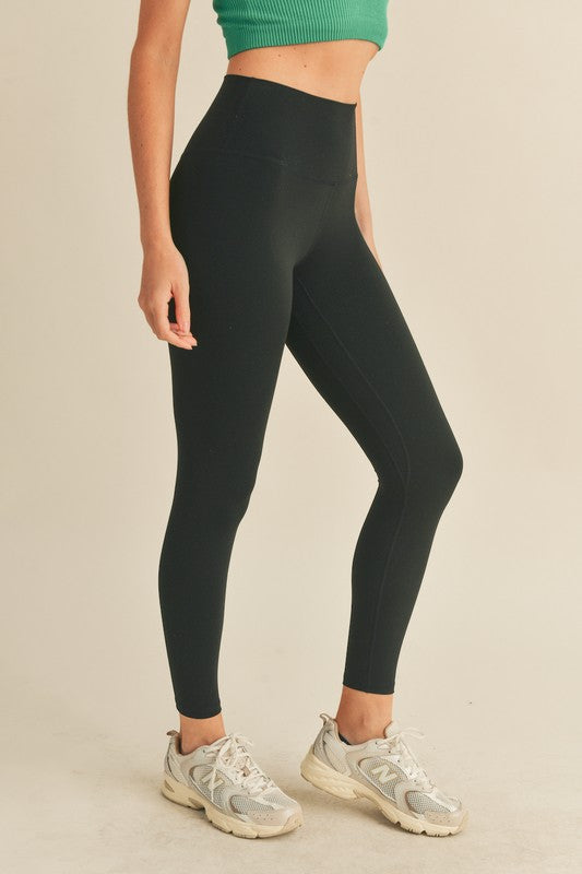 STYLED BY ALX COUTURE MIAMI BOUTIQUE Black Aligned Performance High-Rise Leggings