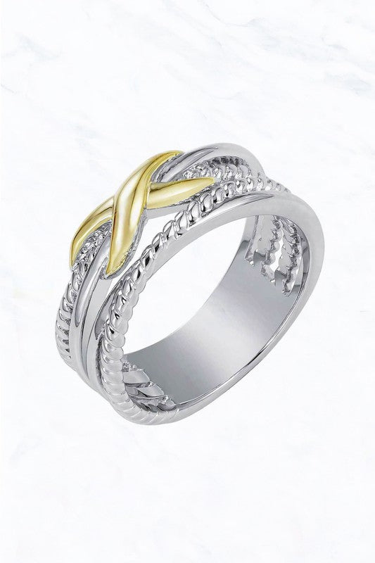 Multi Crossover Two Tone Ring