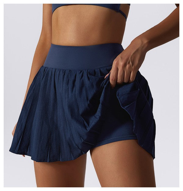STYLED BY ALX COUTURE MIAMI BOUTIQUE Juno Pleated Tennis Active Skirt