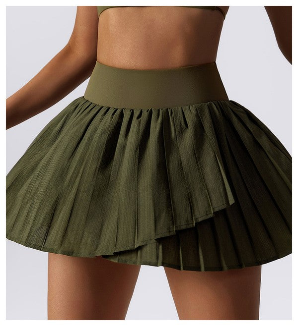 STYLED BY ALX COUTURE MIAMI BOUTIQUE Juno Pleated Tennis Active Skirt