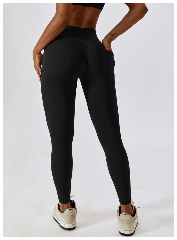 STYLED BY ALX COUTURE MIAMI BOUTIQUE Vesper Butt-lifting Leggings with Back Pockets