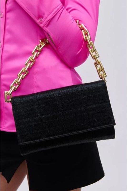 STYLED BY ALX COUTURE MIAMI BOUTIQUE Black Blaire Crossbody