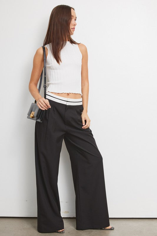 STYLED BY ALX COUTURE MIAMI BOUTIQUE Black Taurus Trousers