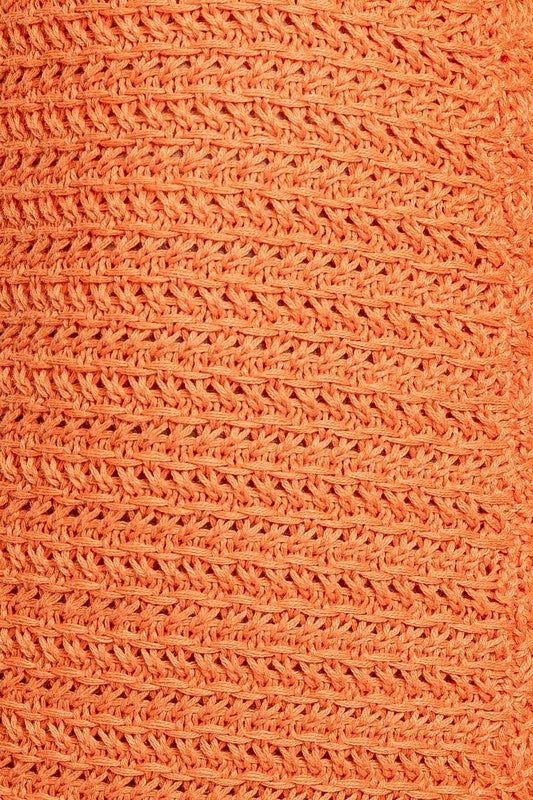 detail of the fabric crochet 