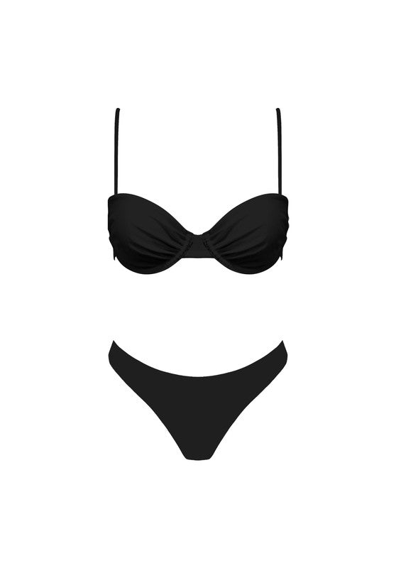 Black Lorenzo Bikini Set
