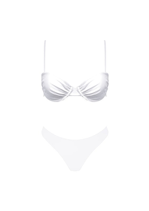 White Lorenzo Bikini Set