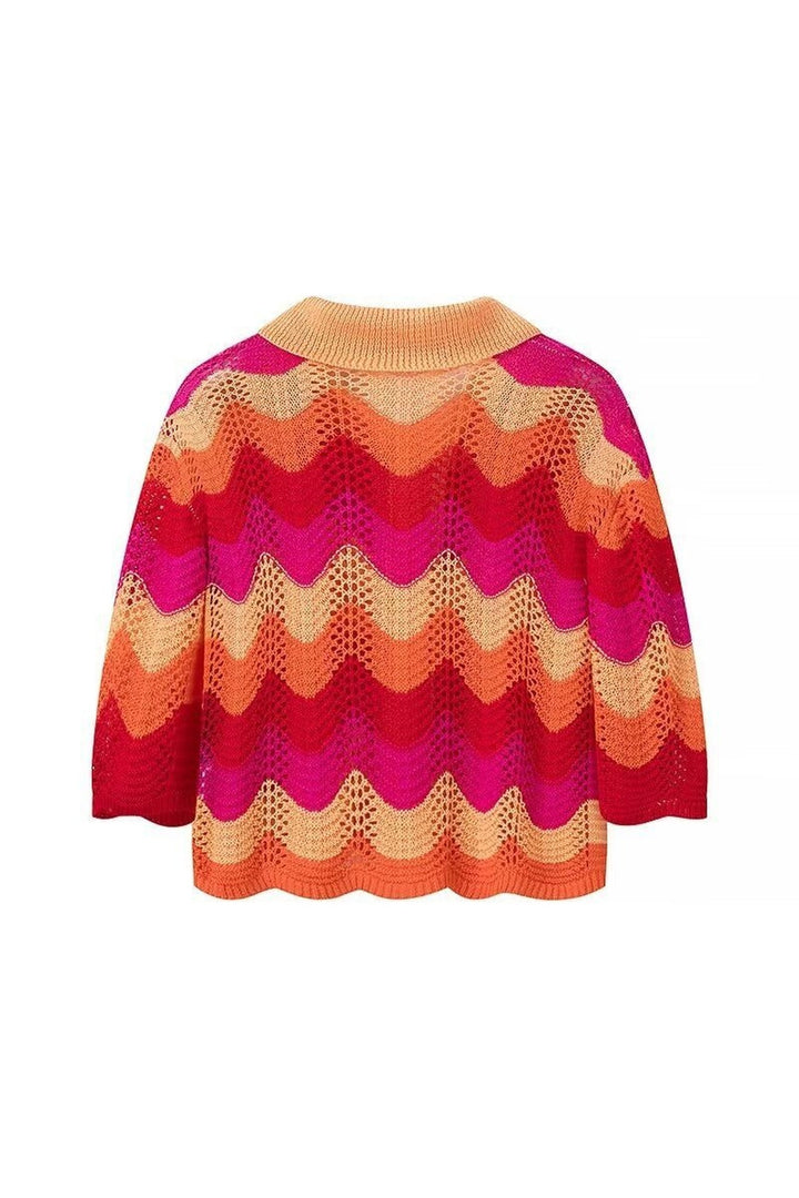 Matching crochet mini skirt with an elastic waistband