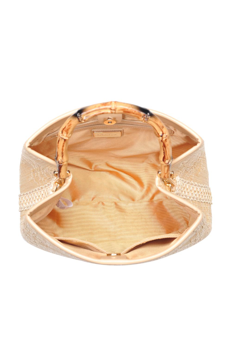 Bamboo Top Handle Tote Bag