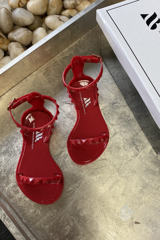 Kid's Aria Red Sandals