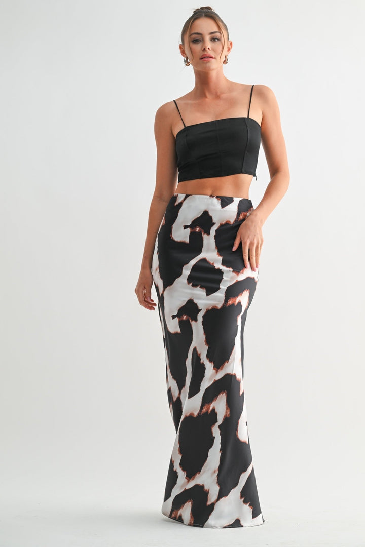 Animal Print Nova Drift Maxi Skirt - STYLED BY ALX COUTURESkirts