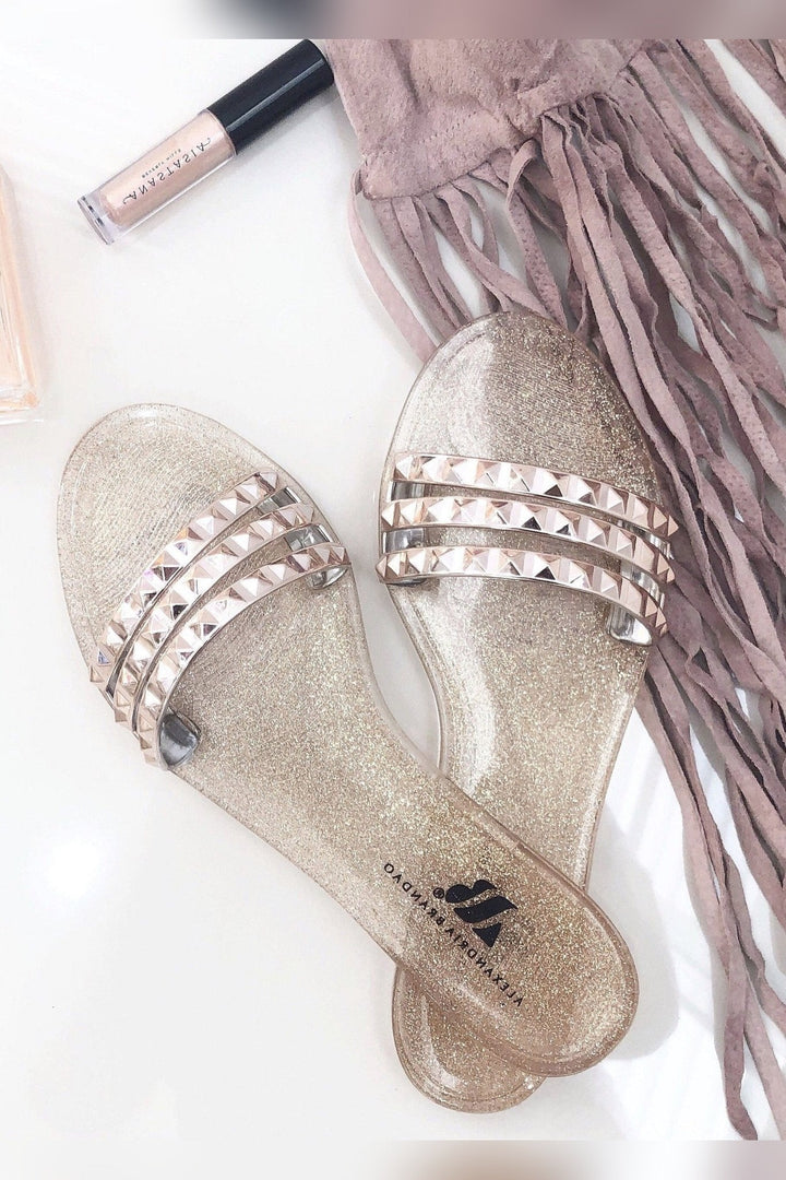 Aria B Rose Gold Sandals - STYLED BY ALX COUTUREShoes