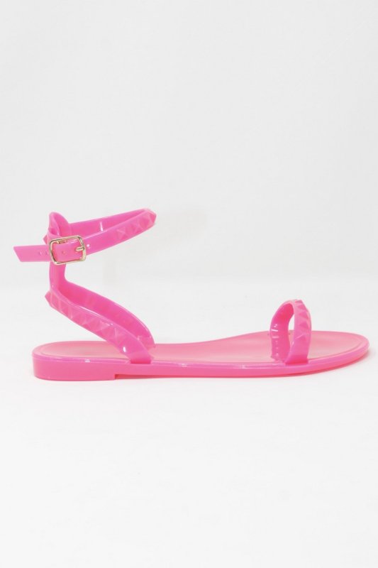 Aria Kids Neon Pink Sandals - STYLED BY ALX COUTUREShoes