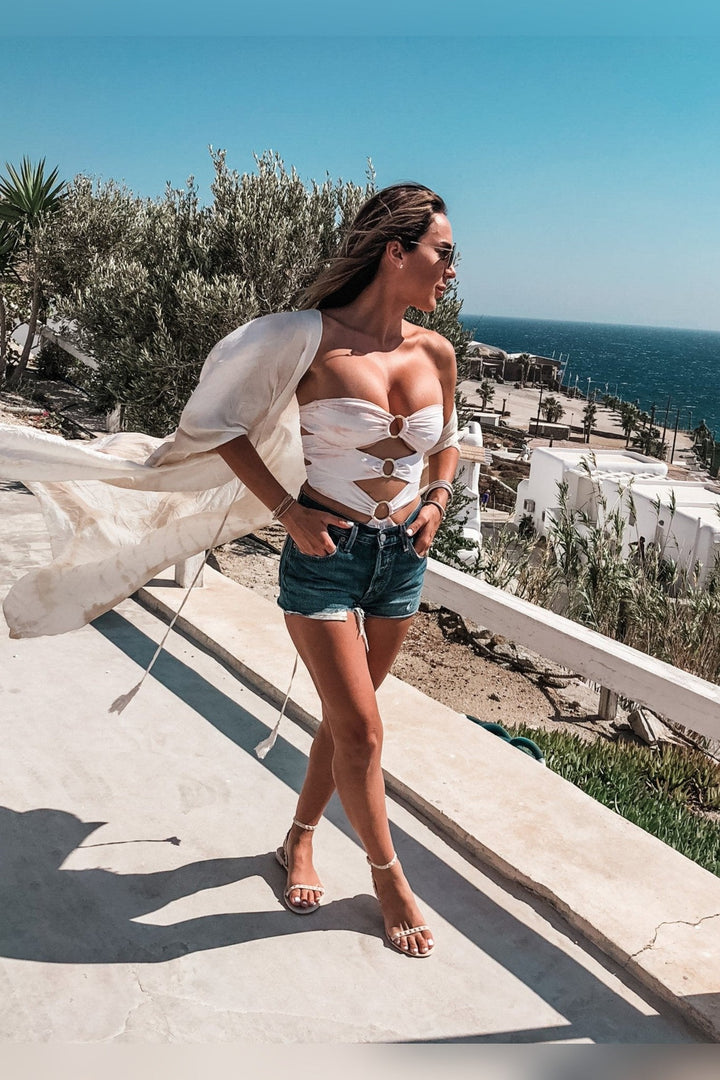 Aria Nude Beige Jelly Sandals - STYLED BY ALX COUTUREShoes