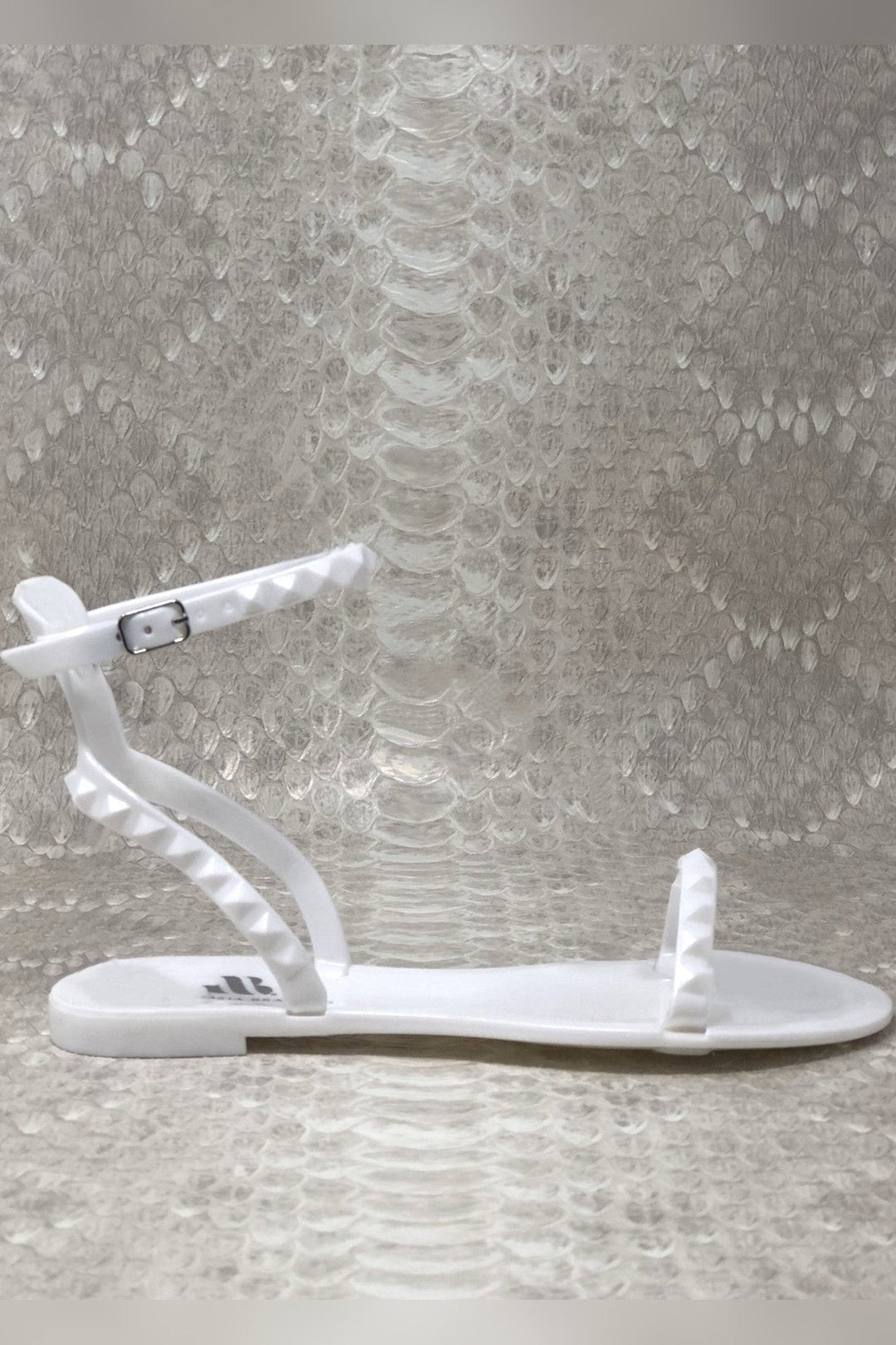 Aria White Jelly Sandals - STYLED BY ALX COUTUREShoes