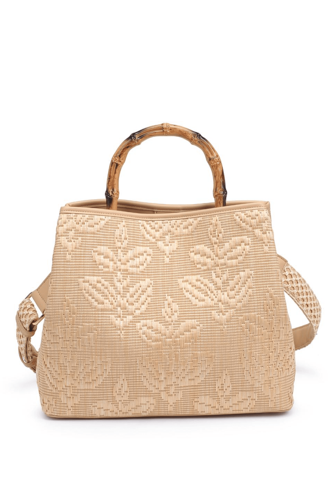 Bamboo Top Handle Tote Bag - STYLED BY ALX COUTUREhandbags