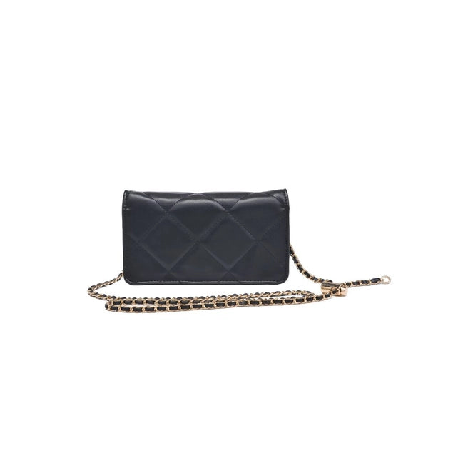 STYLED BY ALX COUTURE MIAMI BOUTIQUE Black Merle Quilted Crossbody Bag