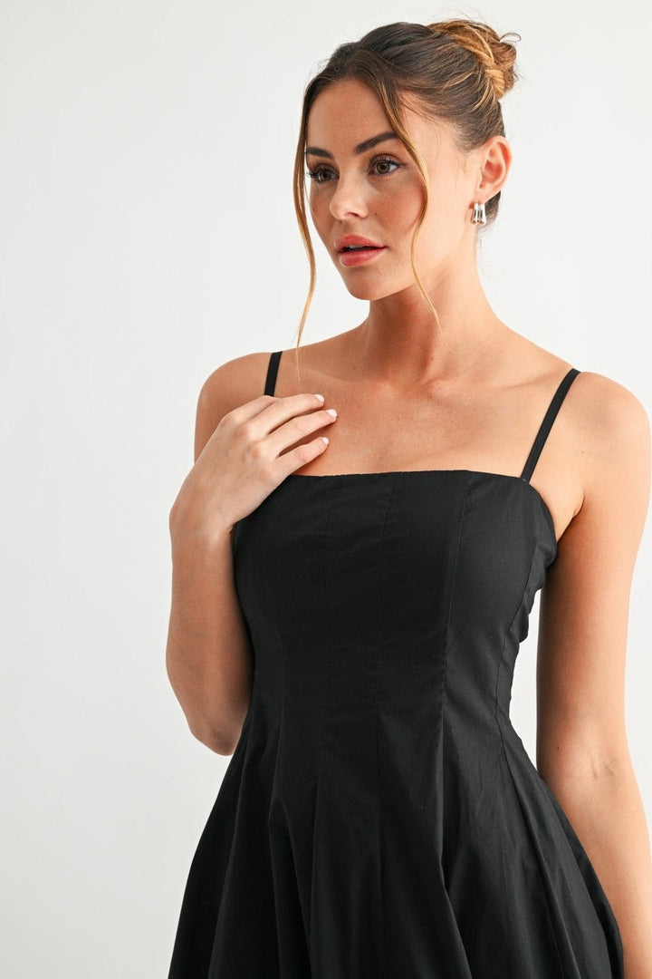 Black Contour Bloom Dress - STYLED BY ALX COUTUREDresses