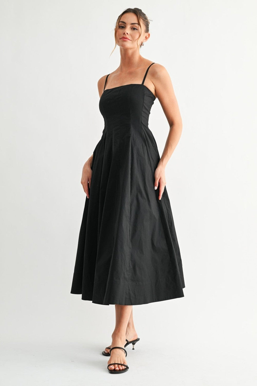 Black Contour Bloom Dress - STYLED BY ALX COUTUREDresses