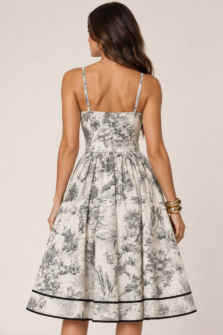 Black Ivory Jungle Midi Dress - STYLED BY ALX COUTUREDresses