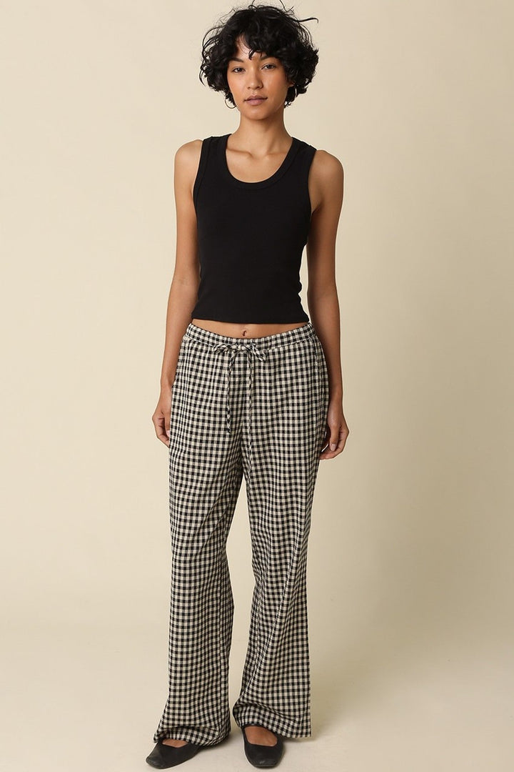 Black Jane Ribbed Scoop Neck Crop Tank - STYLED BY ALX COUTURETops