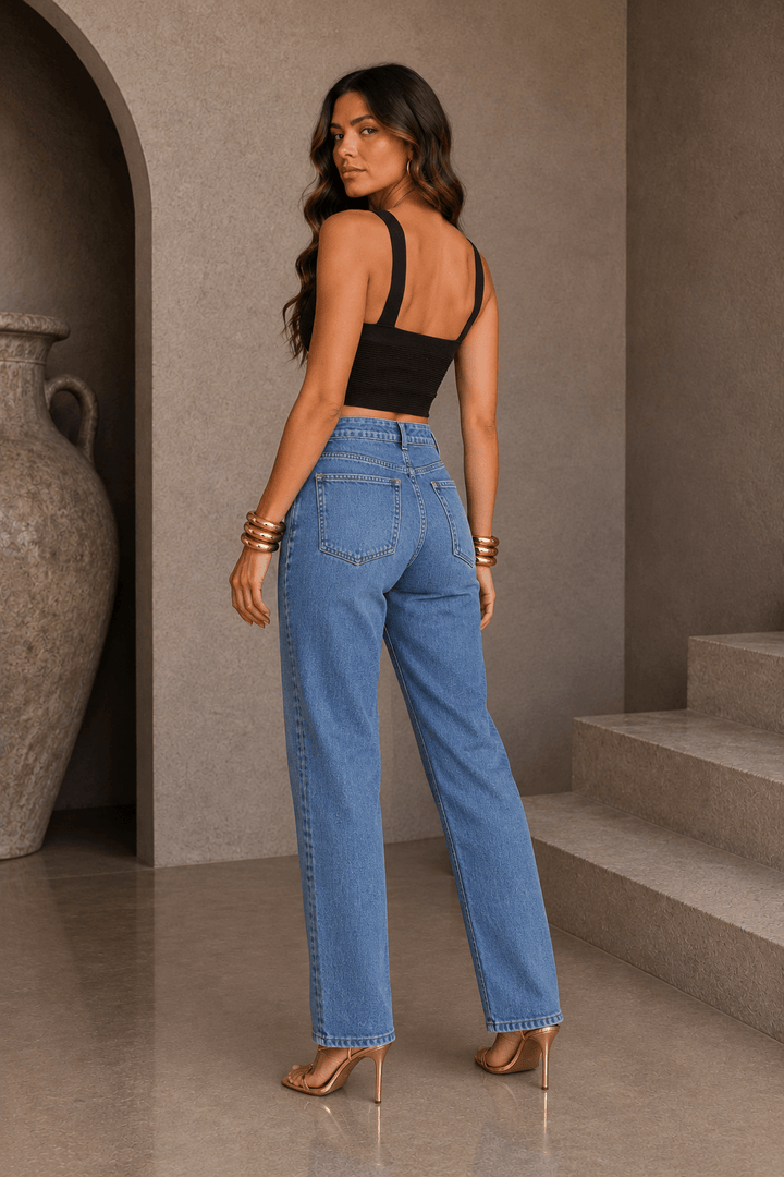 Black Knit Crop Top - STYLED BY ALX COUTUREShirts &amp; Tops