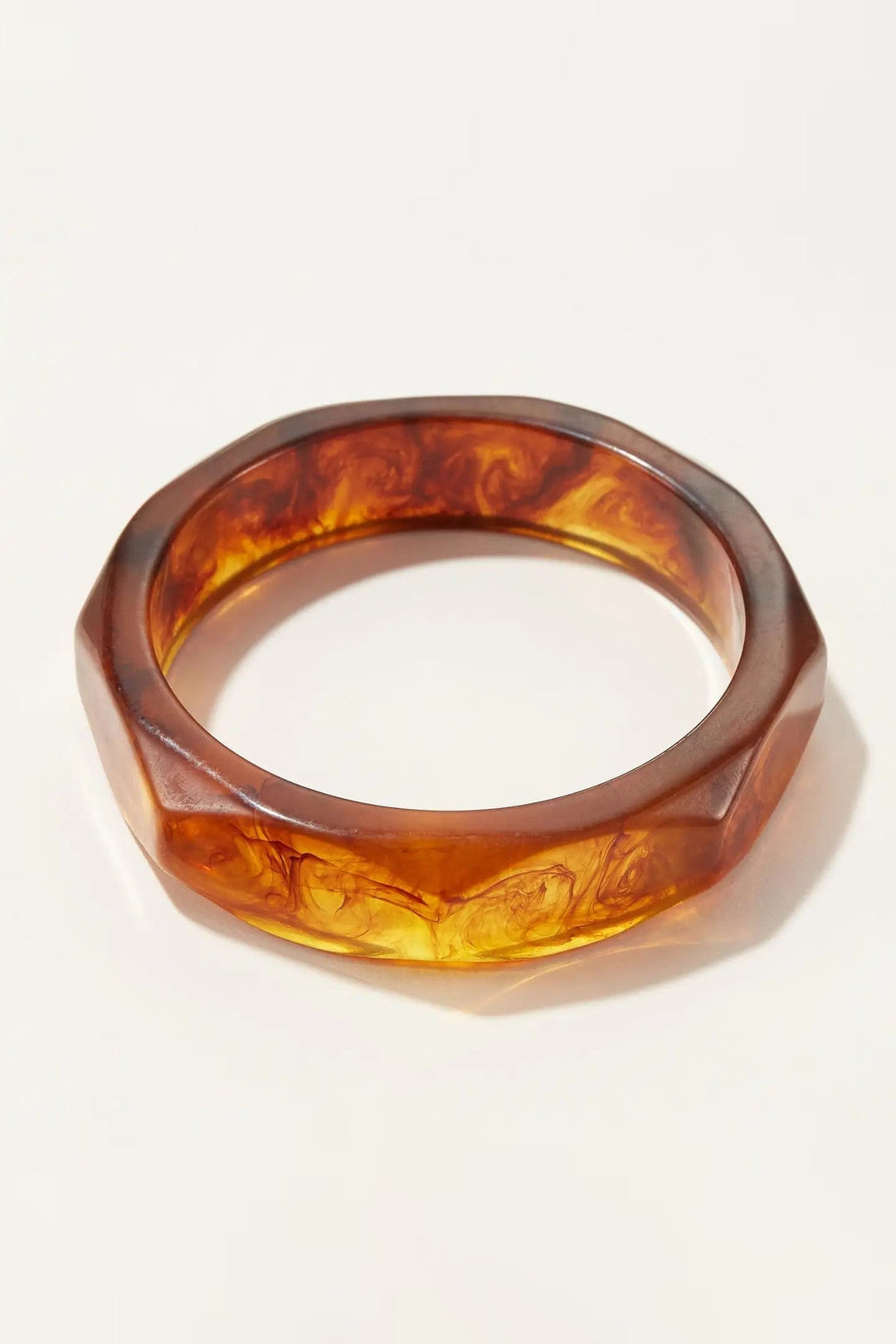 Coffee Octagon Bangle Bracelet - STYLED BY ALX COUTUREJewelry