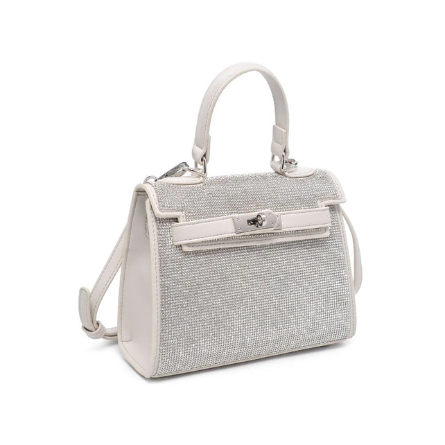 STYLED BY ALX COUTURE MIAMI BOUTIQUE Silver Gianna Evening Bag