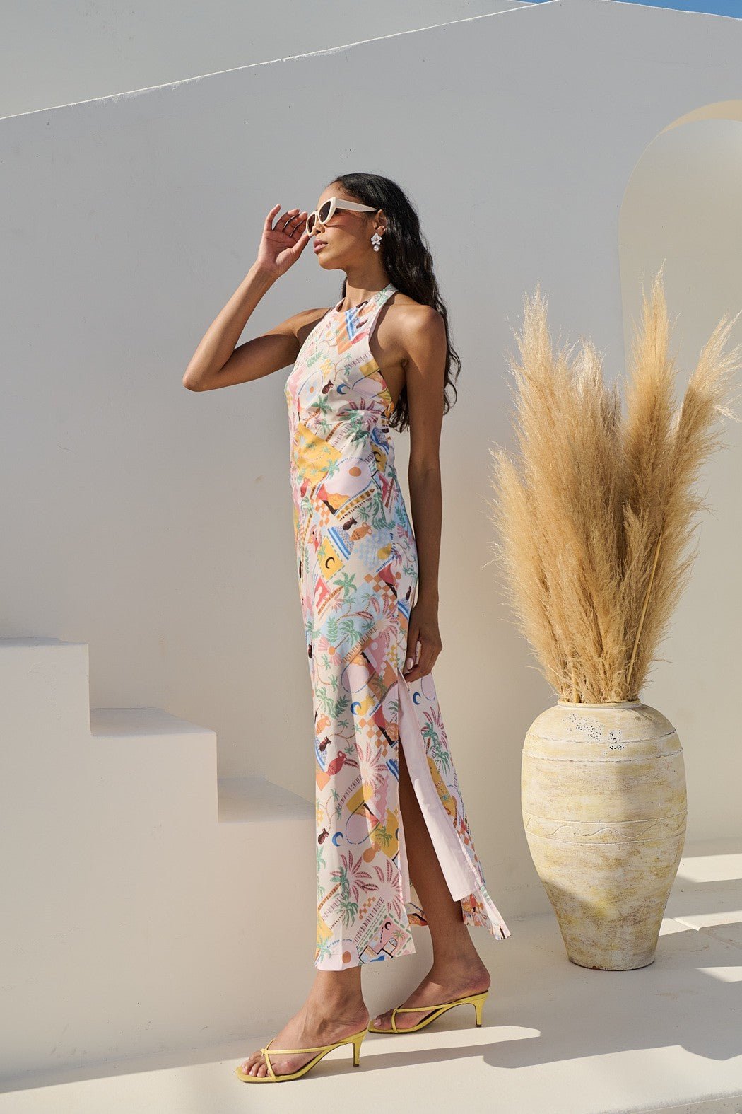 Down The Sunset Yuma Halter Midi Dress Down The Sunset Yuma Halter Midi Dress