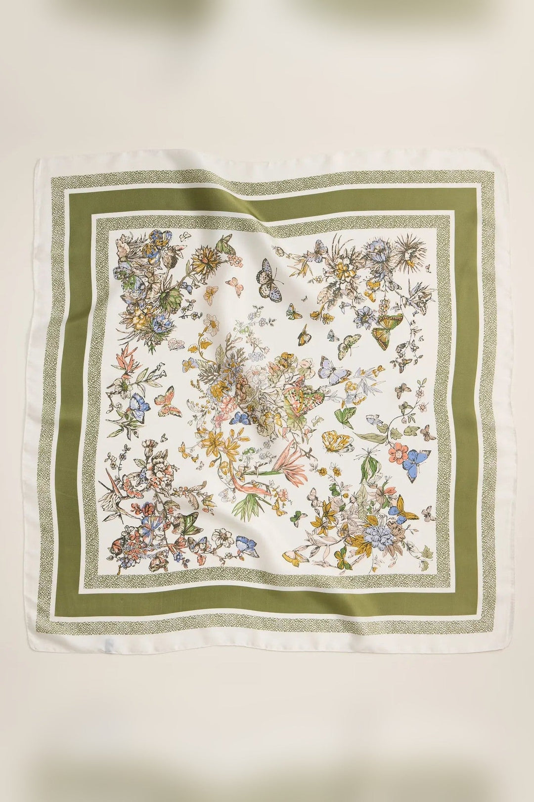 Floral Butterfly Silk Scarf - STYLED BY ALX COUTUREApparel &amp; Accessories