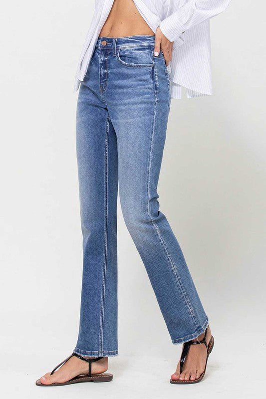 High Rise Straight Jeans - STYLED BY ALX COUTUREJEANS