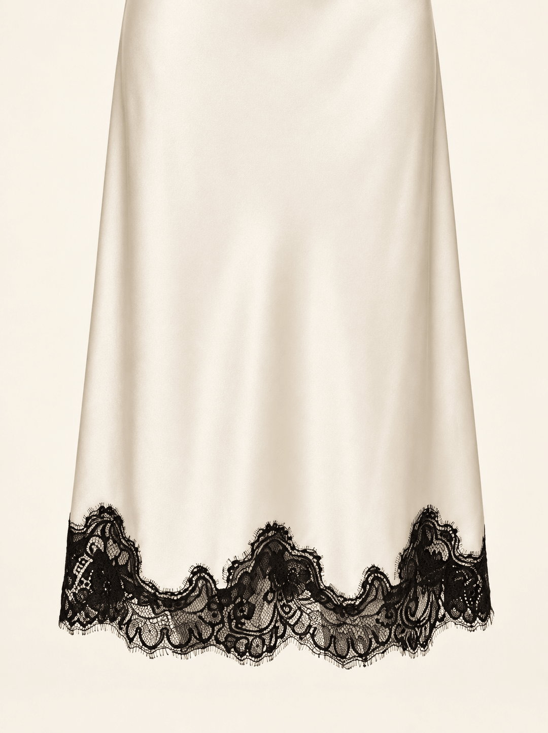 Ivory Black Lace Midi Dress - STYLED BY ALX COUTUREDresses