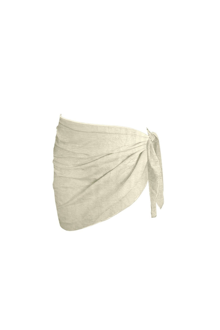 Ivory Sarong Coverup - STYLED BY ALX COUTURESwimwear