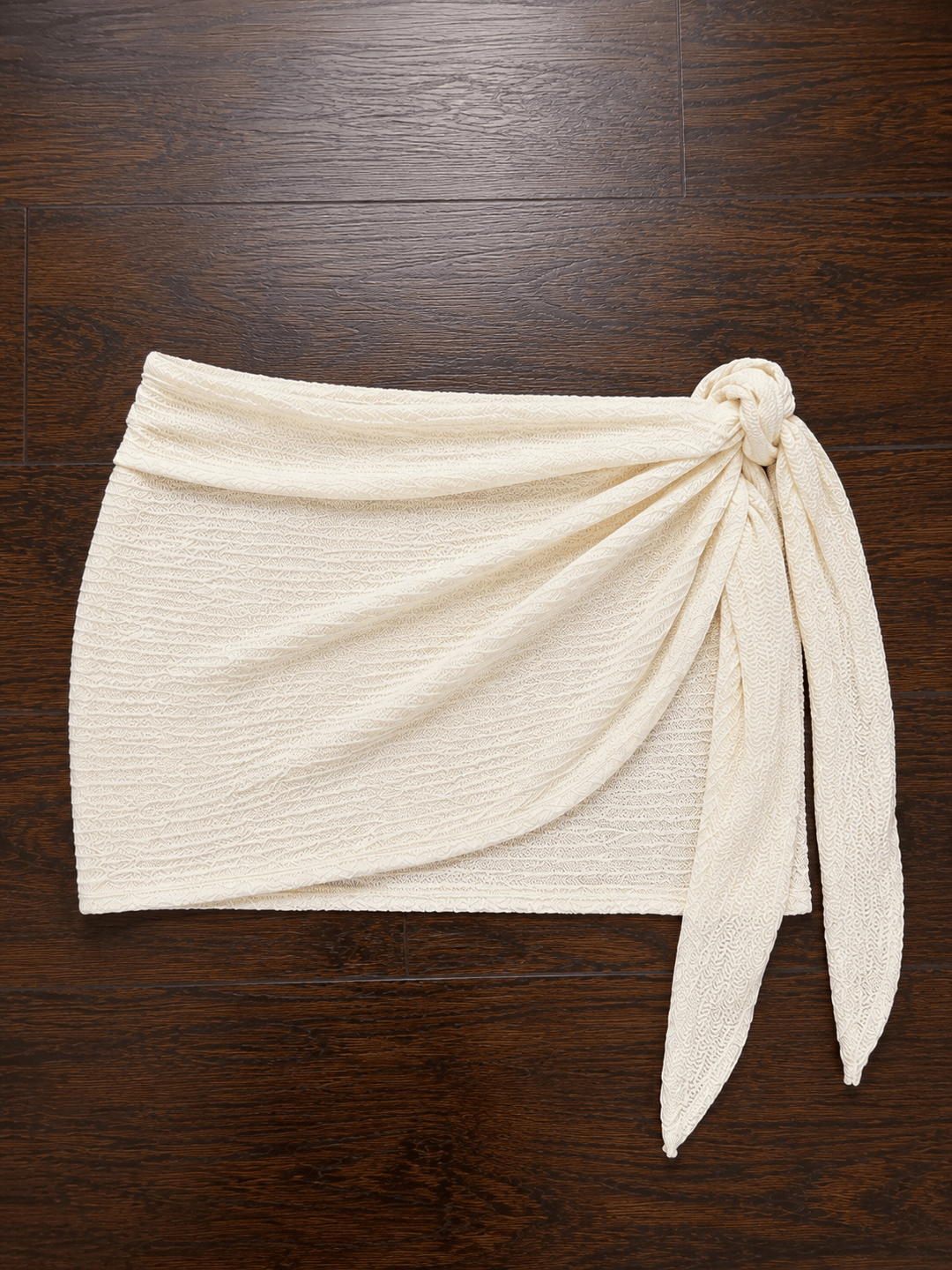 Ivory Sarong Coverup - STYLED BY ALX COUTURESwimwear