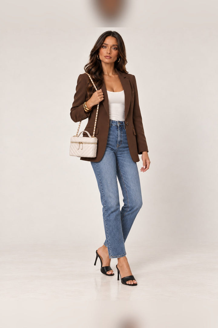 Ivory Sella Chevron Quilted Crossbody - STYLED BY ALX COUTUREHandbags