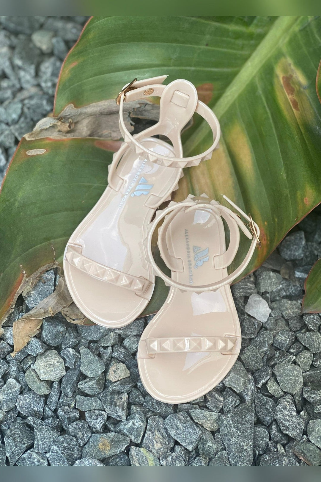 Kids Aria Nude Sandals with kids jelly sandal