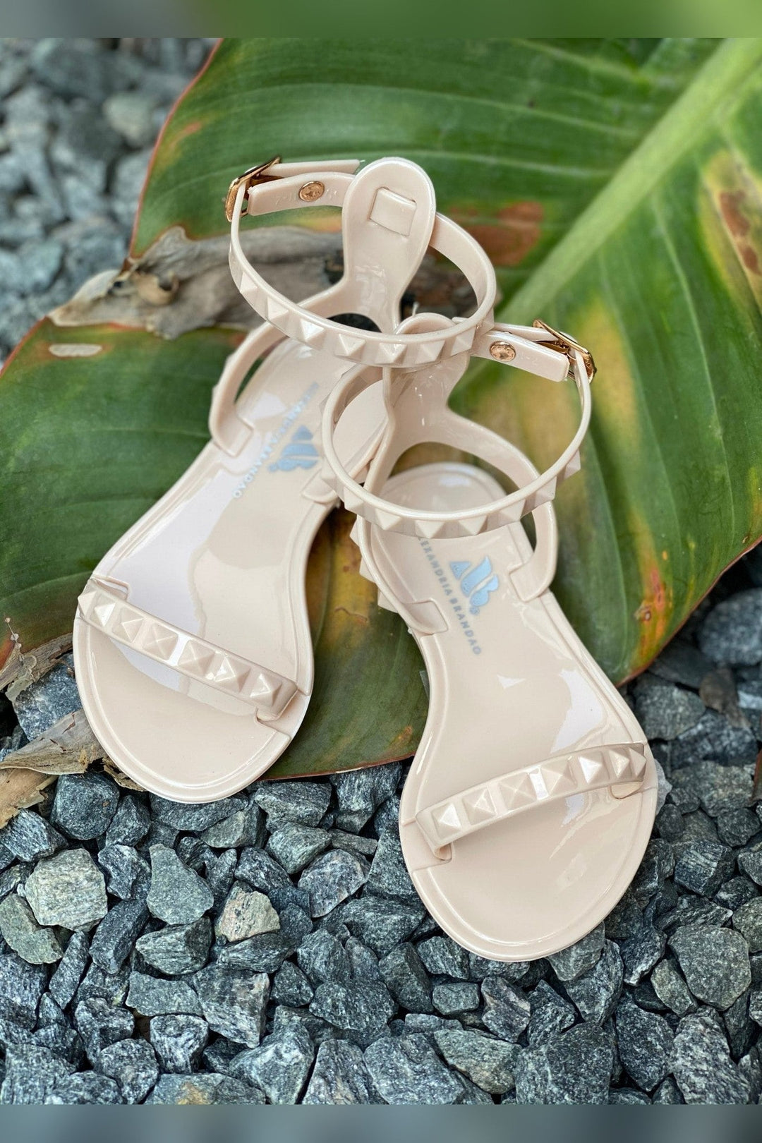 Kids Aria Nude Sandals with waterproof build