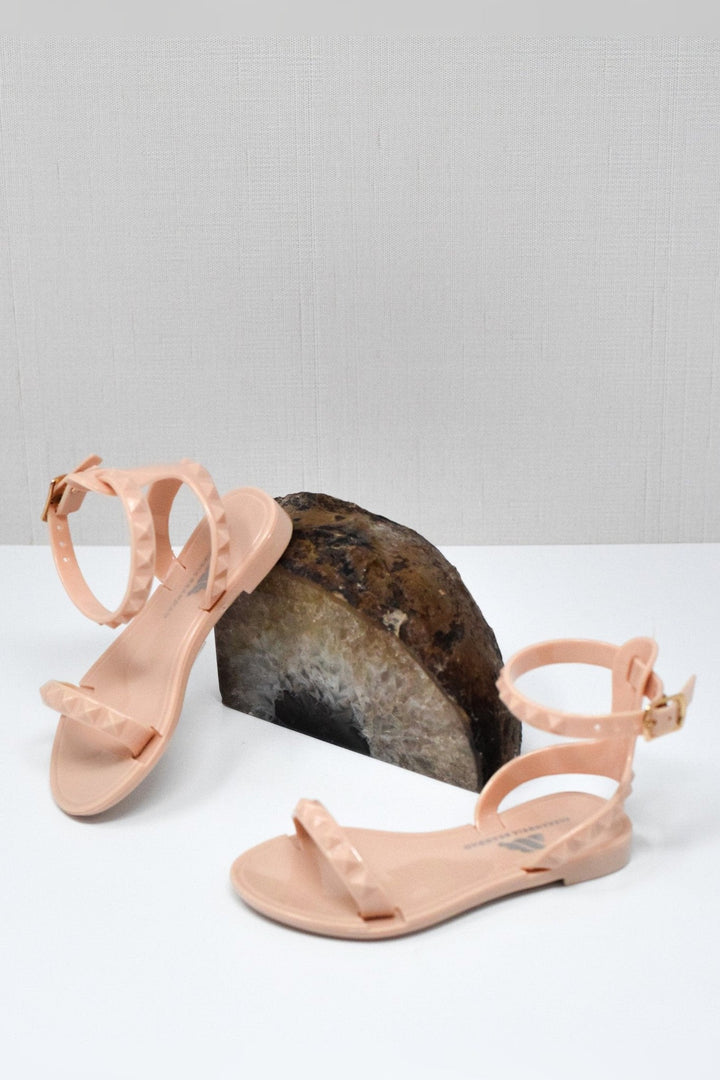 Kids Aria Nude Sandals with kids jelly sandal