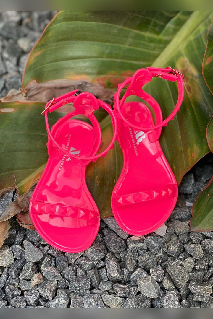 Kids Aria Pink Matching Sandals with kids jelly sandal