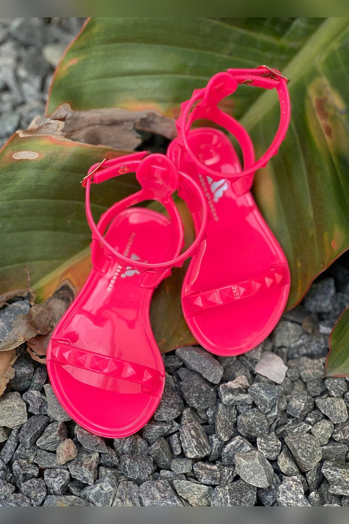 Kids Aria Pink Matching Sandals by Alexandria Brandao Shoes