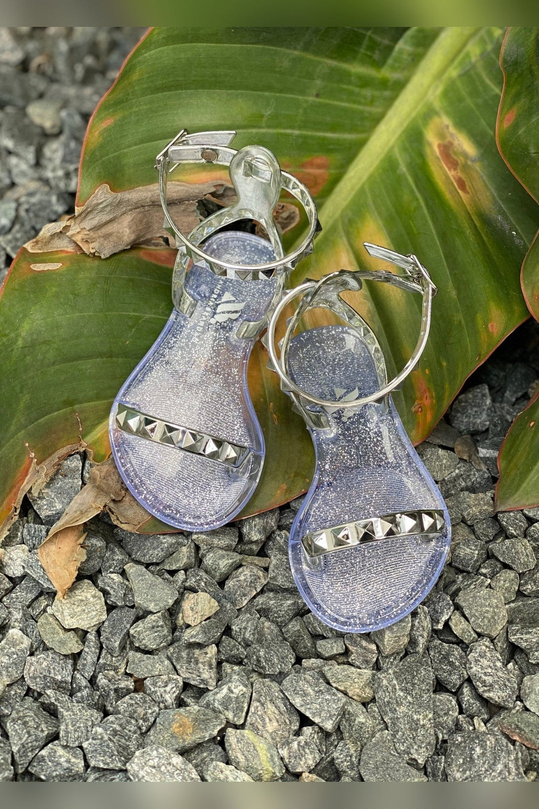 Kids Aria Silver Matching Sandals with kids jelly sandal