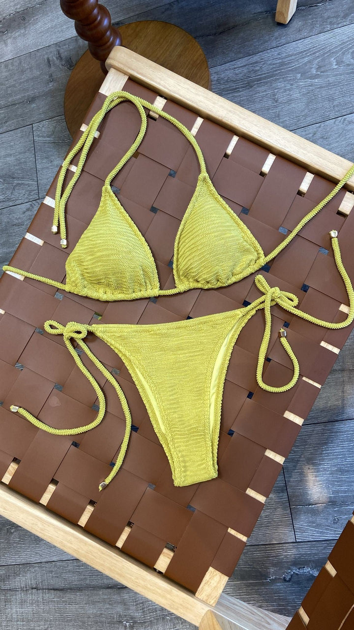 Lime Olive Endless Summer Bikini Set - STYLED BY ALX COUTURESWIMWEAR