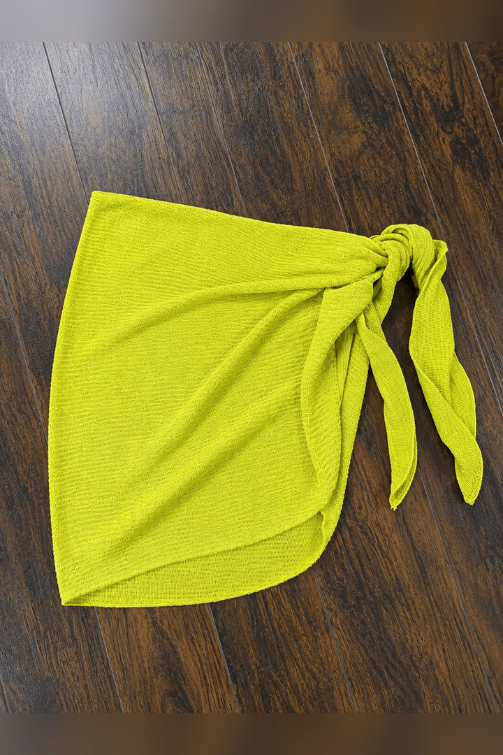Lime Sarong Skirt Coverup - STYLED BY ALX COUTURESwimwear