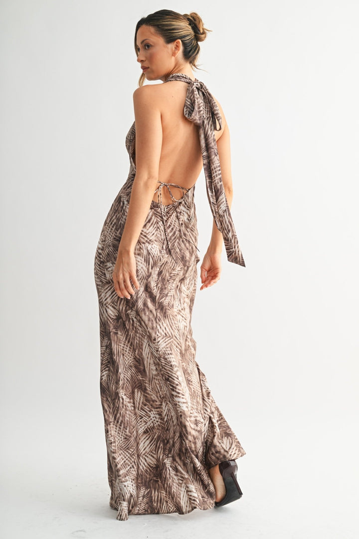 Mirage Halter Maxi Dress - STYLED BY ALX COUTUREDresses