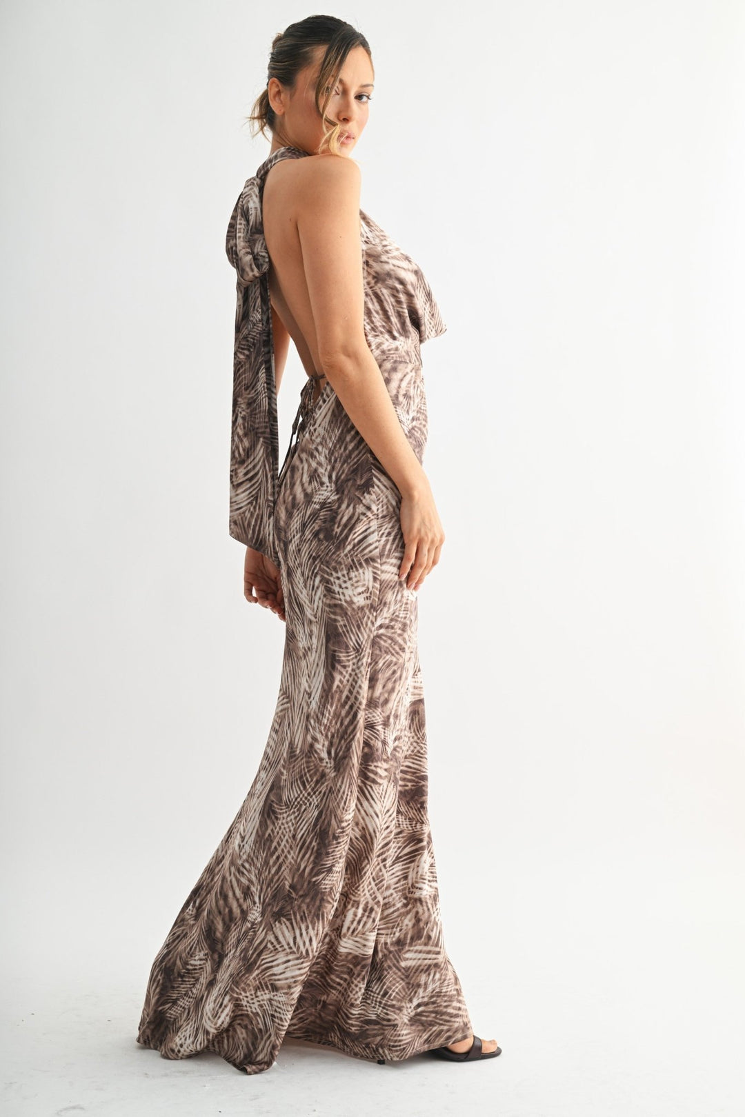 Mirage Halter Maxi Dress - STYLED BY ALX COUTUREDresses