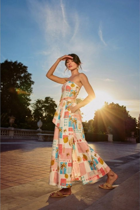 maxi dress with wide belt Linen Maxi Dress with Long Sleeves and Wide Tie Belt