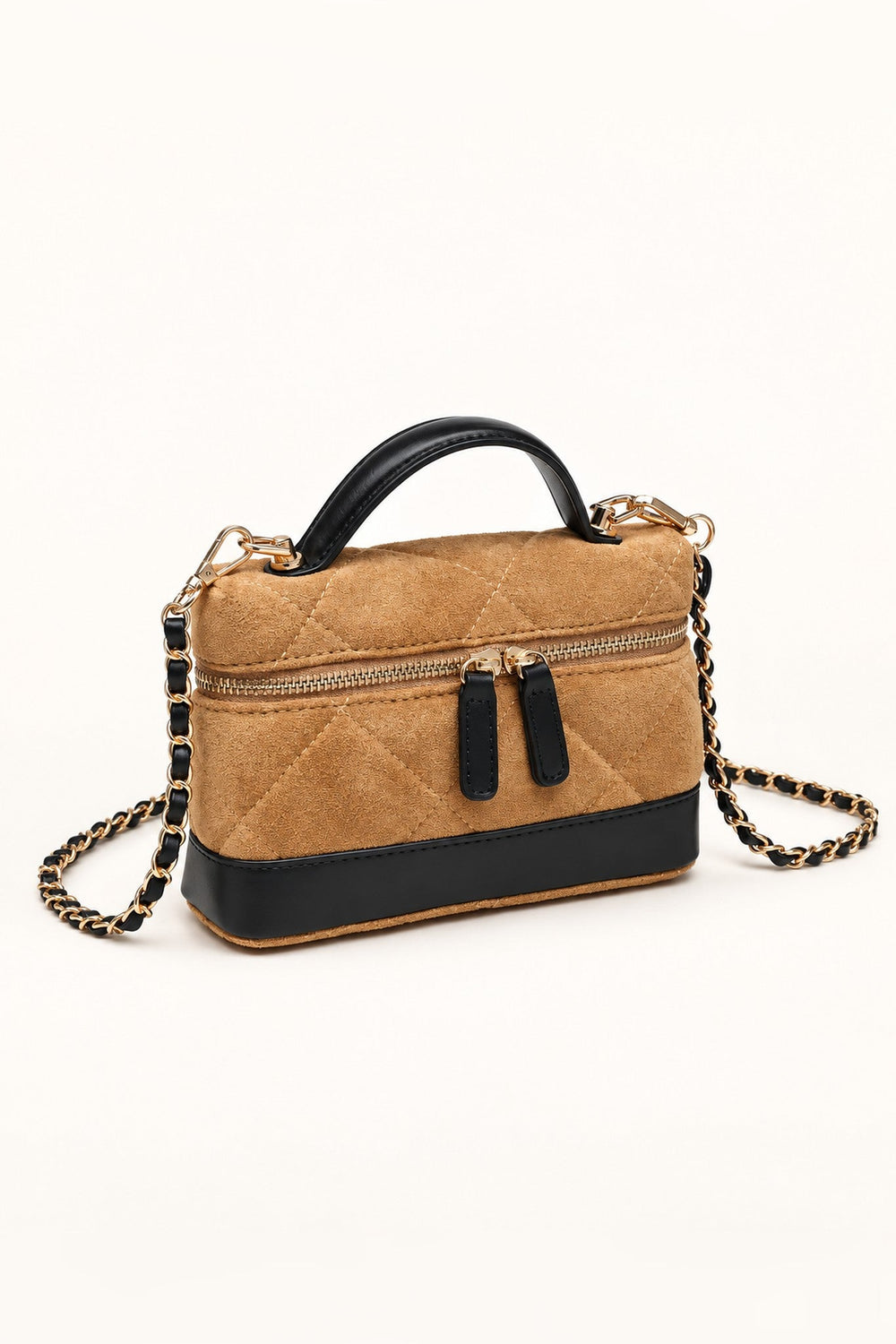 Natural Novalee Quilted Crossbody - STYLED BY ALX COUTUREHandbags