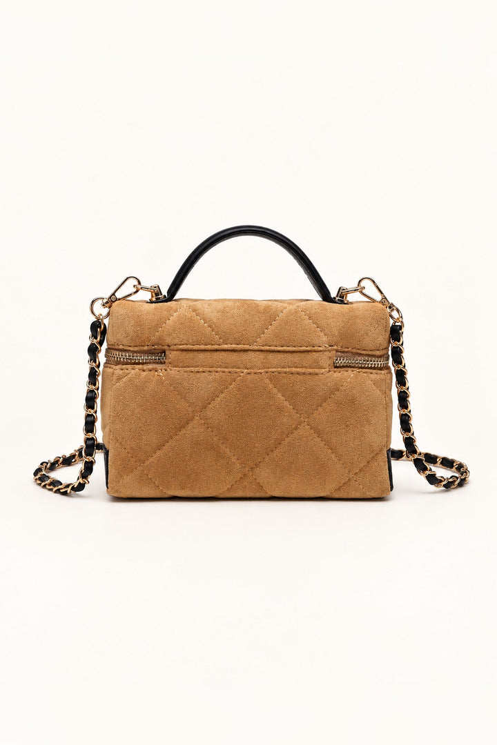 Natural Novalee Quilted Crossbody - STYLED BY ALX COUTUREHandbags